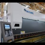 Máquina de freno de prensa CNC de 4 ejes Corona motorizada CNC de 175 ton x 4000mm