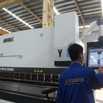 pantalla táctil control cnc prensa freno máquina 6 ejes 220T 4000MM siemens potencia del motor